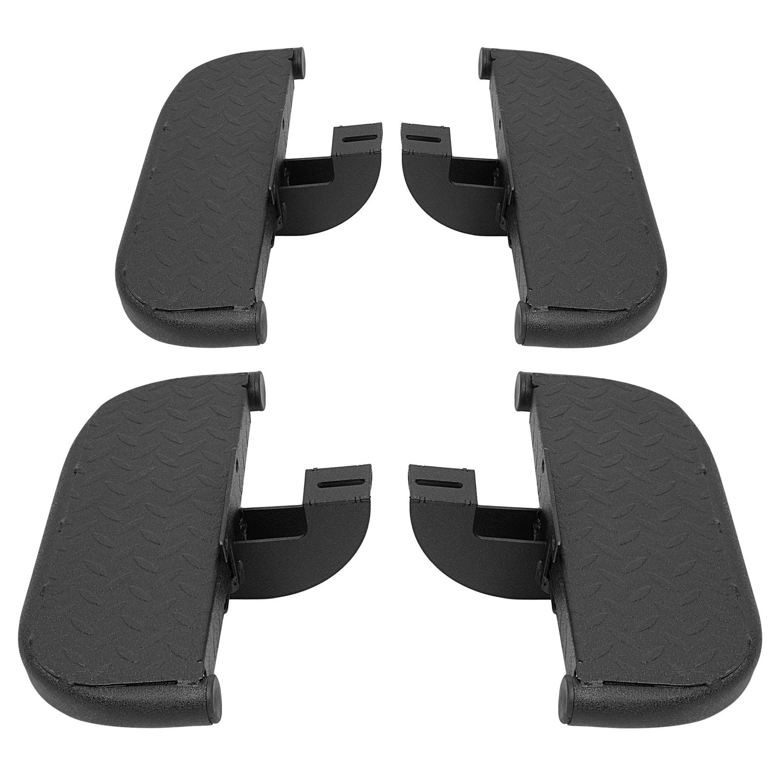 Set of 4 Running Boards for Jeep Wrangler JK (2007–2018) Steel Steps