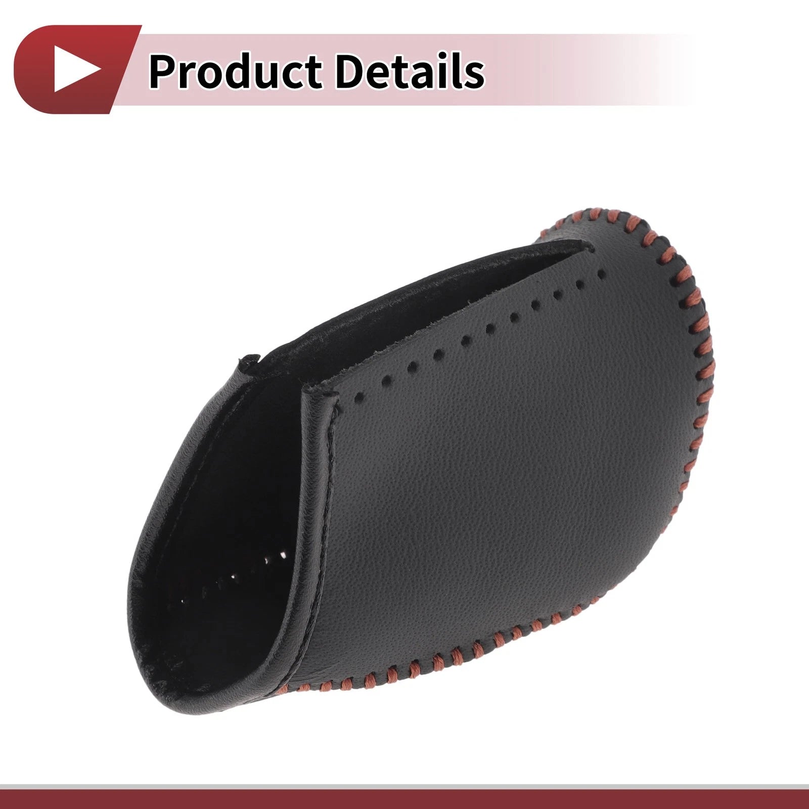 1Pc Gear Shift Knob Cover for Dodge Journey (2011–2020) Black Brown