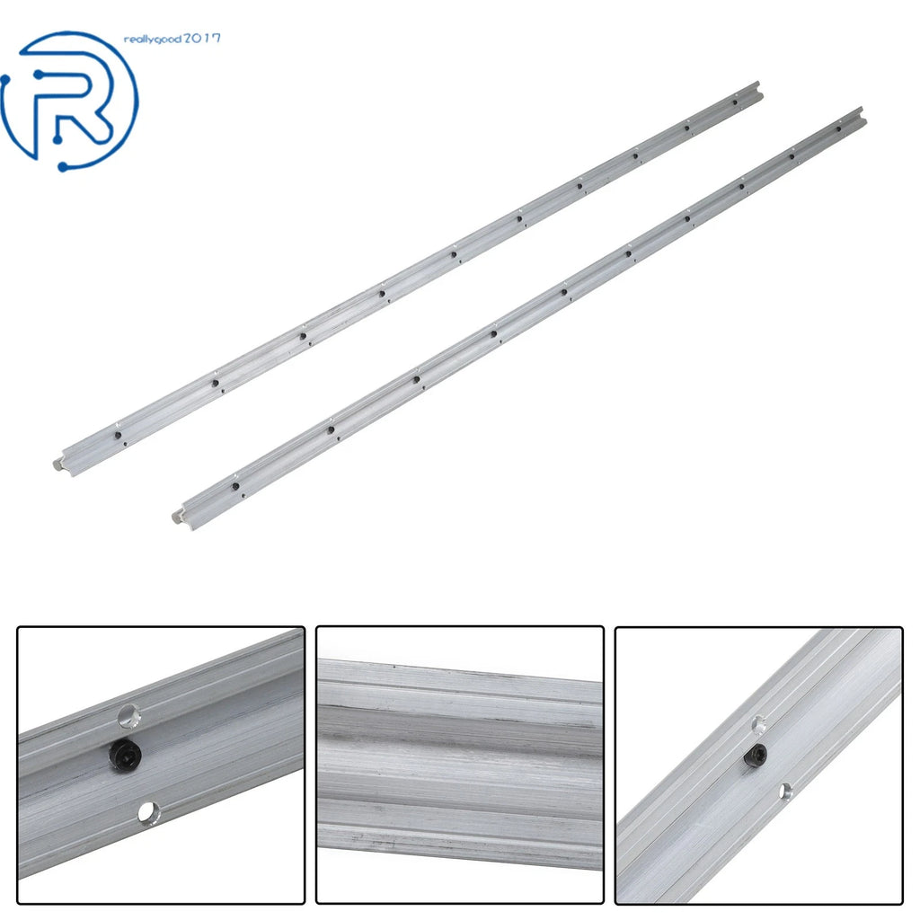 Set of 2 Linear Guide Rails with 4 Bearing Blocks for SBR16 (2000mm)