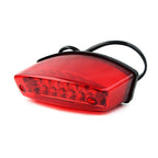 Universal 12V LED Tail Brake Light License Plate Lamp for Harley, Honda