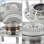 2X Wheel Hub Bearing Assembly for Hyundai Elantra (2011–2016) Kia Forte Rear