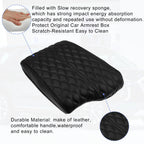 Armrest Cushion Cover for Hyundai Palisade (2020–2022) Black Faux Leather