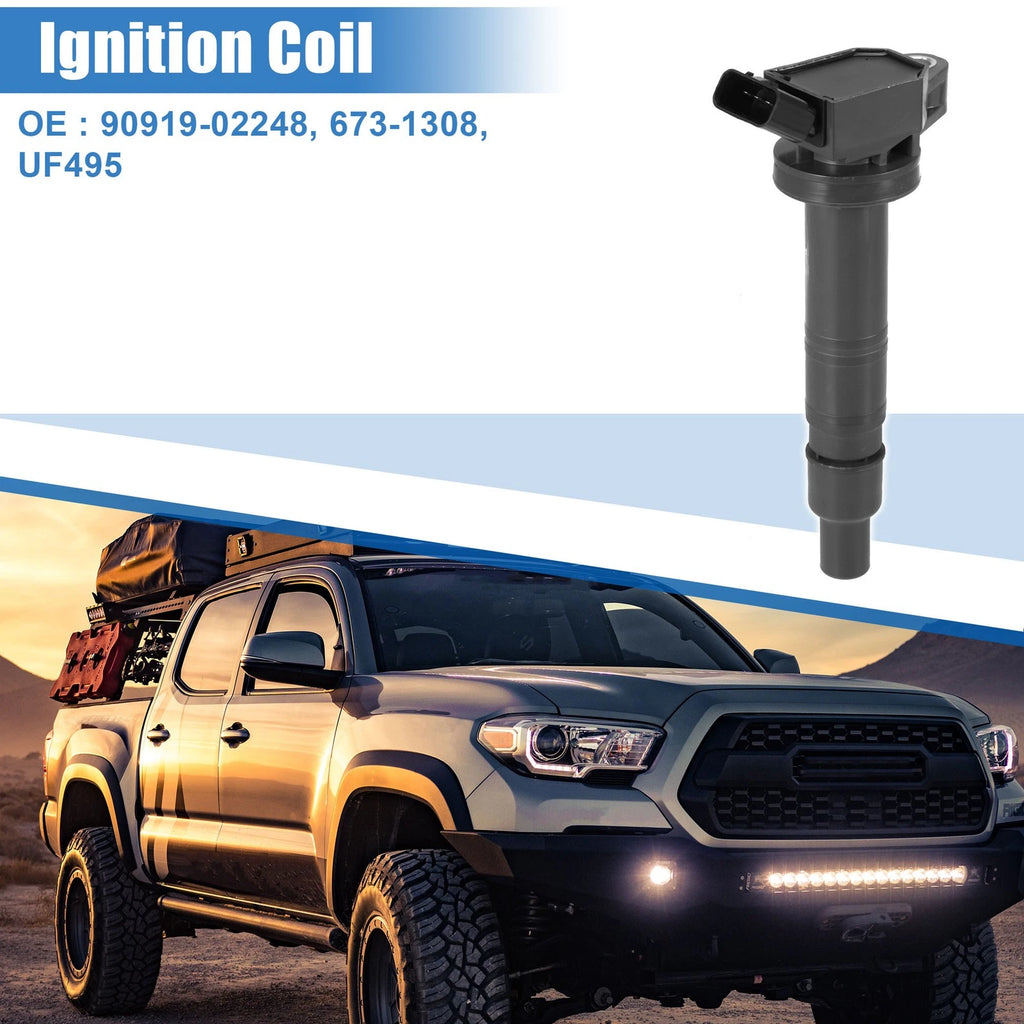 Set of 4 Ignition Coils for Scion Toyota (90919-02248, 673-1308, UF495)