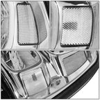 Chrome Housing Clear Corner Bumper Headlight/Lamp for Ford Super Duty (2005–2007)