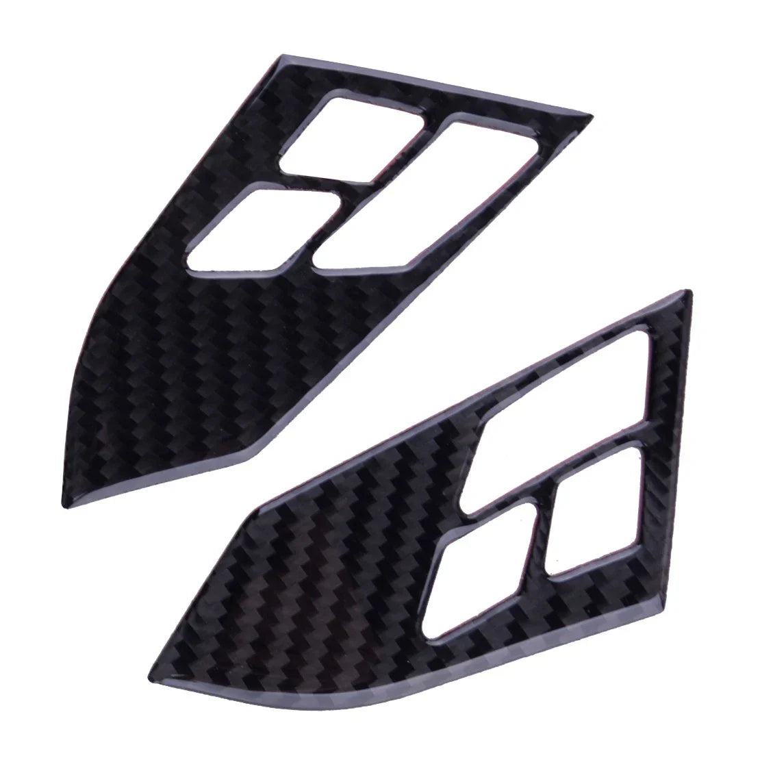 Carbon Fiber Steering Wheel Button Cover for BMW 5 Series E60 E61 (2005-2010)