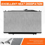 Aluminum Core Radiator for Honda Accord Hybrid 2005–2007 DPI-2783