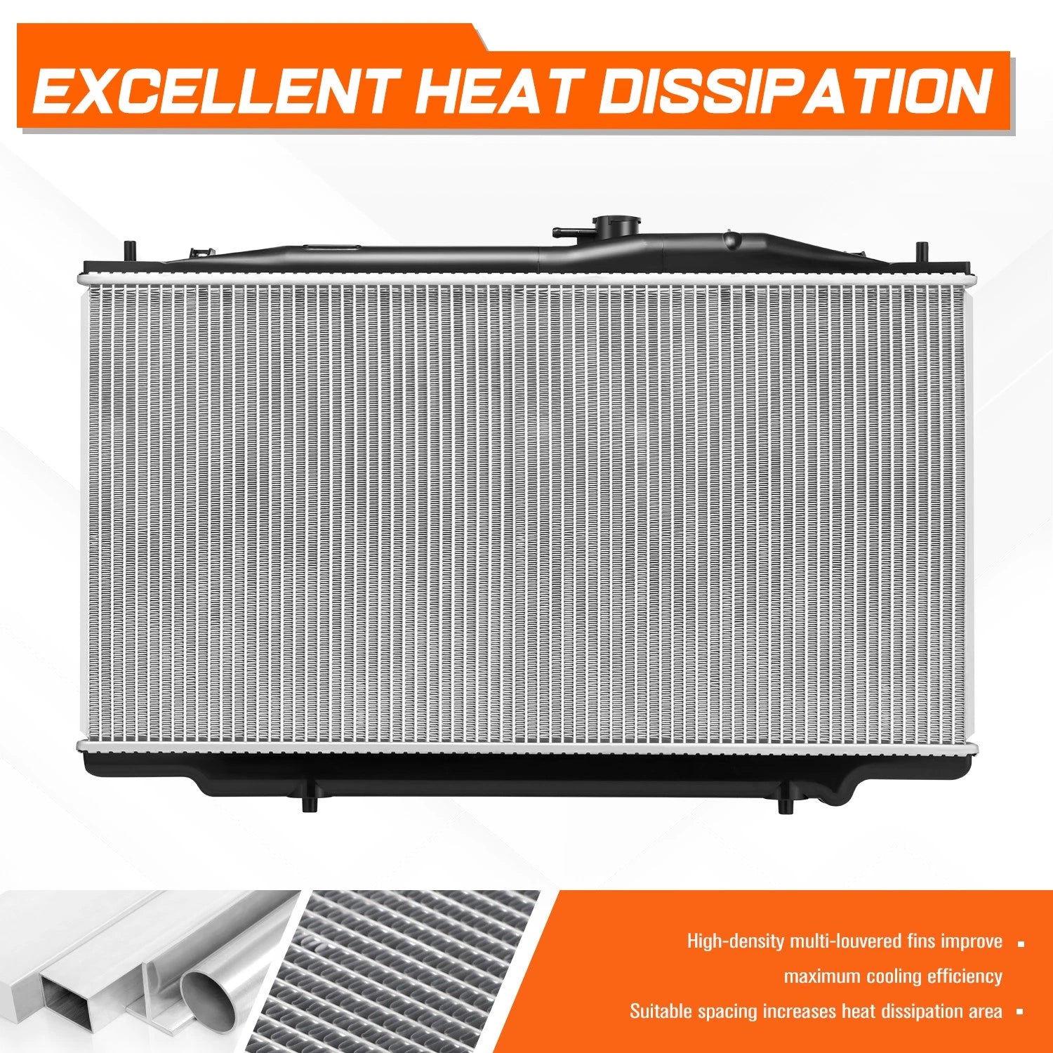 Aluminum Core Radiator for Honda Accord Hybrid 2005–2007 DPI-2783