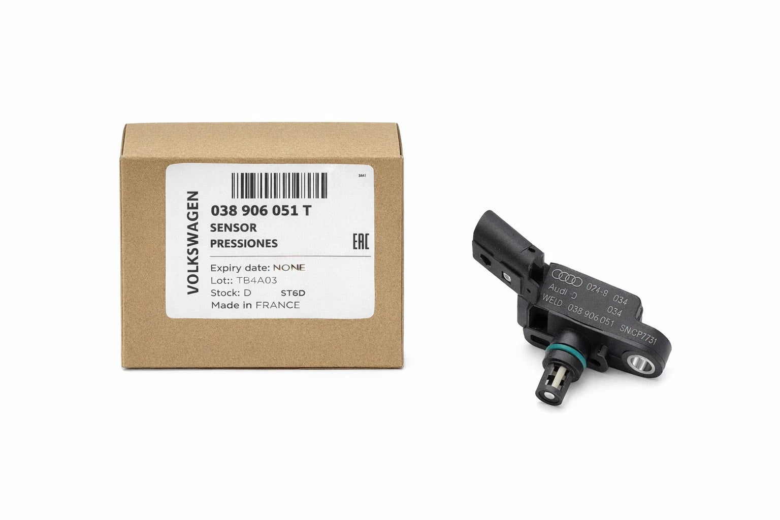 OEM Manifold Absolute Pressure Sensor for Audi Q3, Q5 PHEV (2015–2020) 038906051T