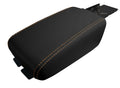 Console Lid Pull Over Cover Leather for Nissan Altima (2005–2006) Orange Stitch