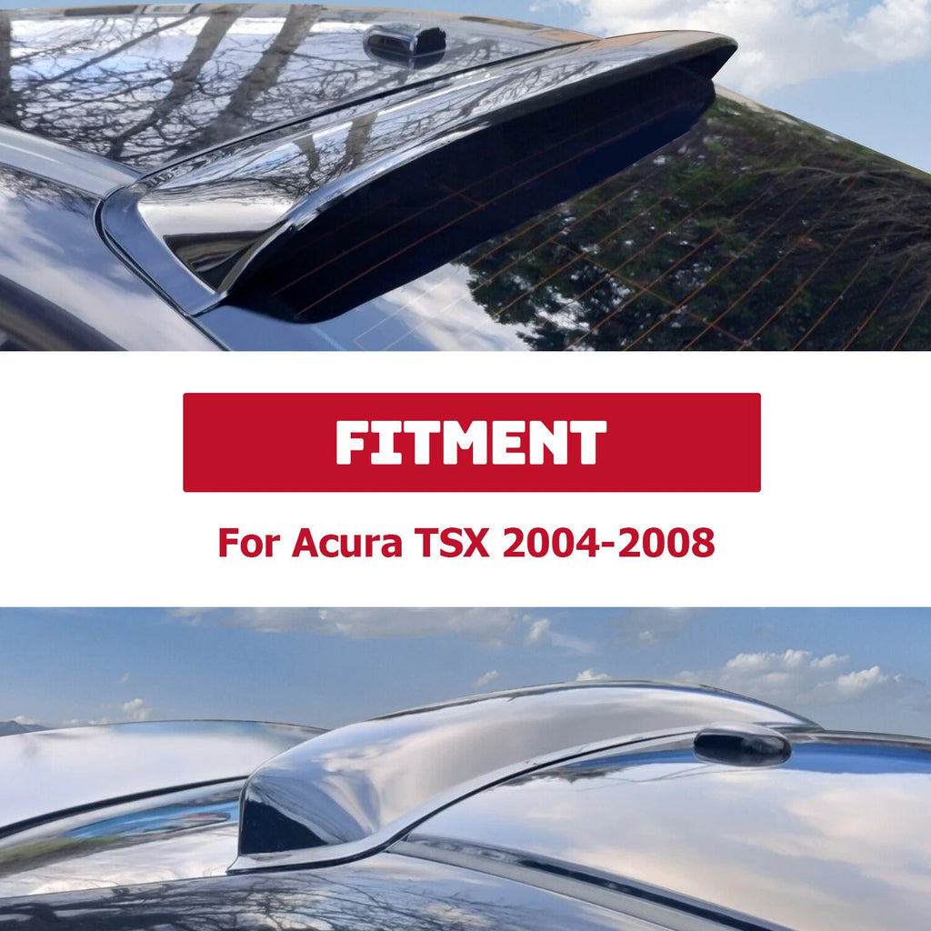 Rear Window Roof Spoiler for Acura TSX (2004–2008) & Honda Civic Coupe (1996–2000)