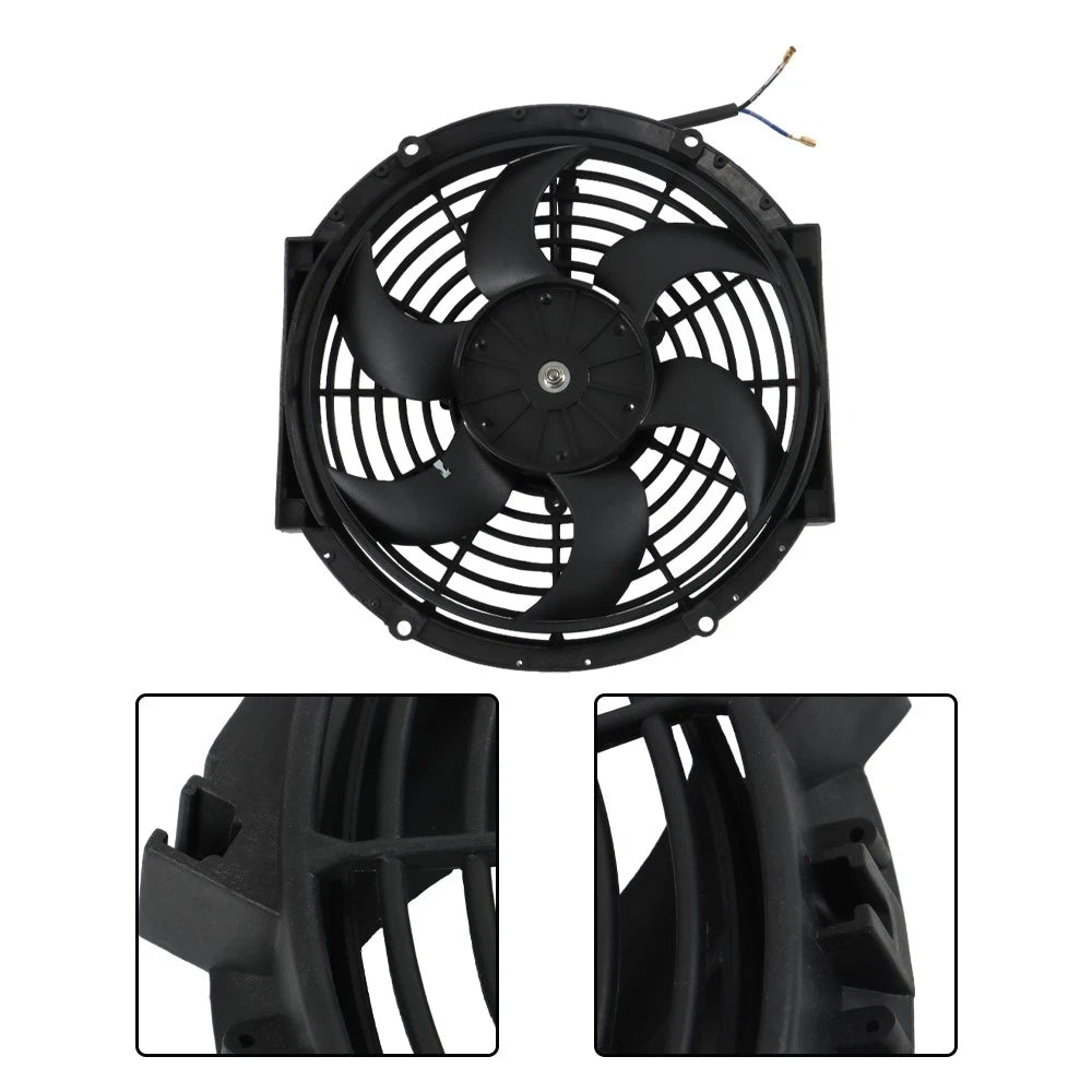 10-Inch Electric Cooling Fan for Universal Applications (12V)