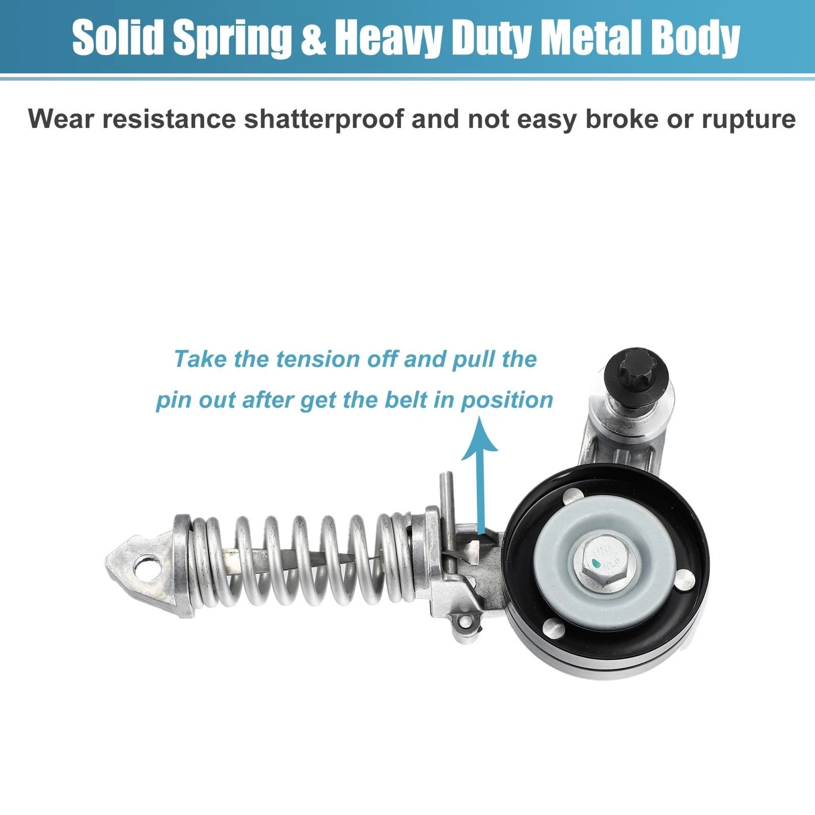 Belt Tensioner Pulley Assembly 25195388 for Chevrolet Sonic Trax Cruze (2012–2020)