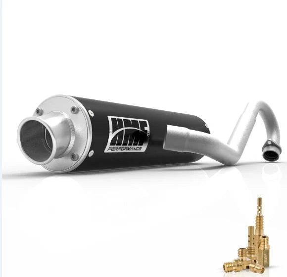 HMF Performance Full Exhaust for LTZ 400 (2003–2008) + Jet Kit, Black