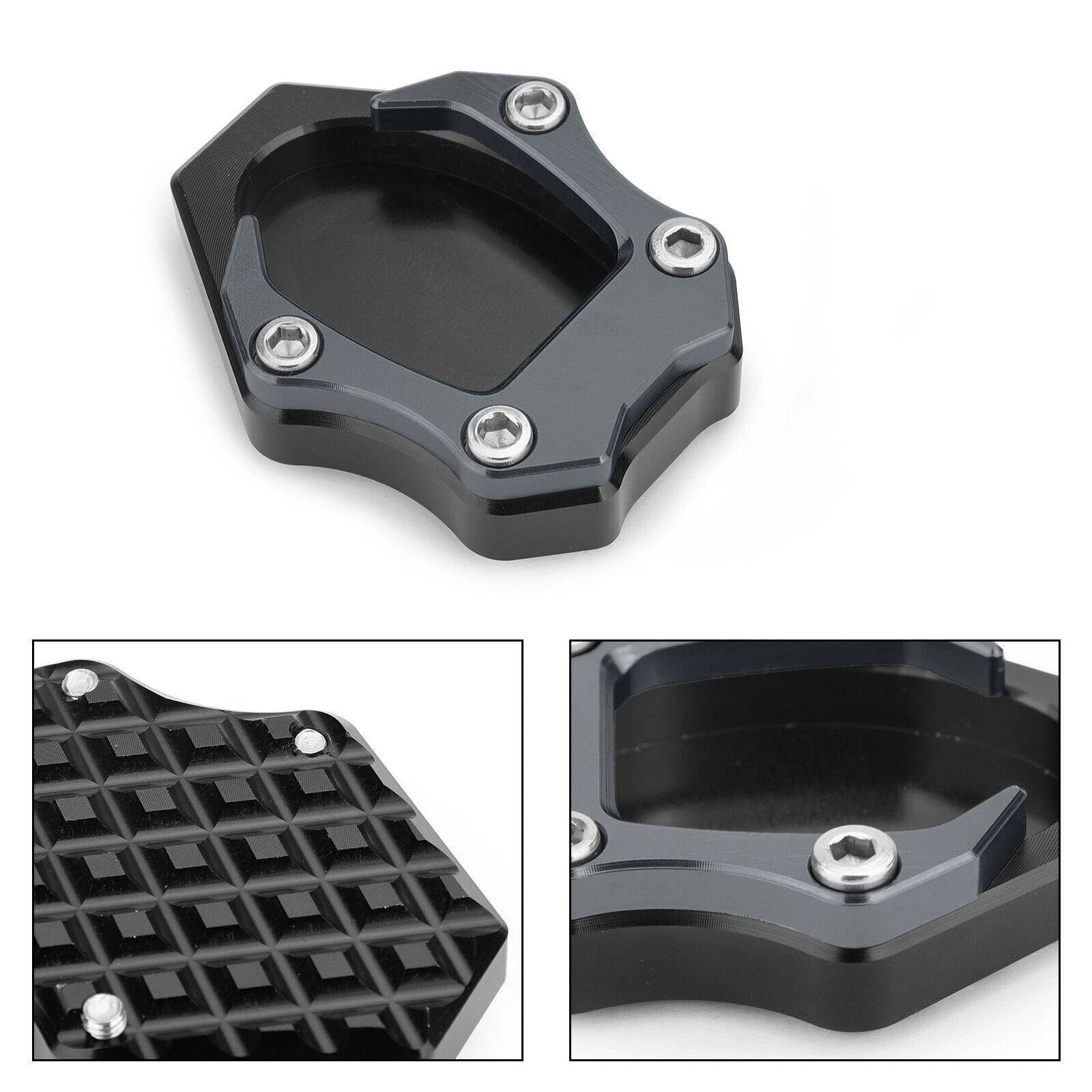 CNC Kickstand Side Stand Plate Extension Pad for Kawasaki Ninja 250 (2018)