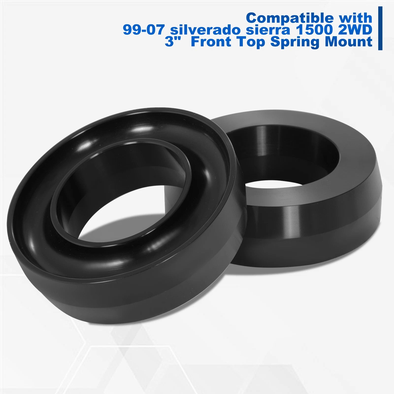 3" Front Coil Spring Leveling Spacer Lift Kit for Chevy Silverado Sierra (1999–2009)