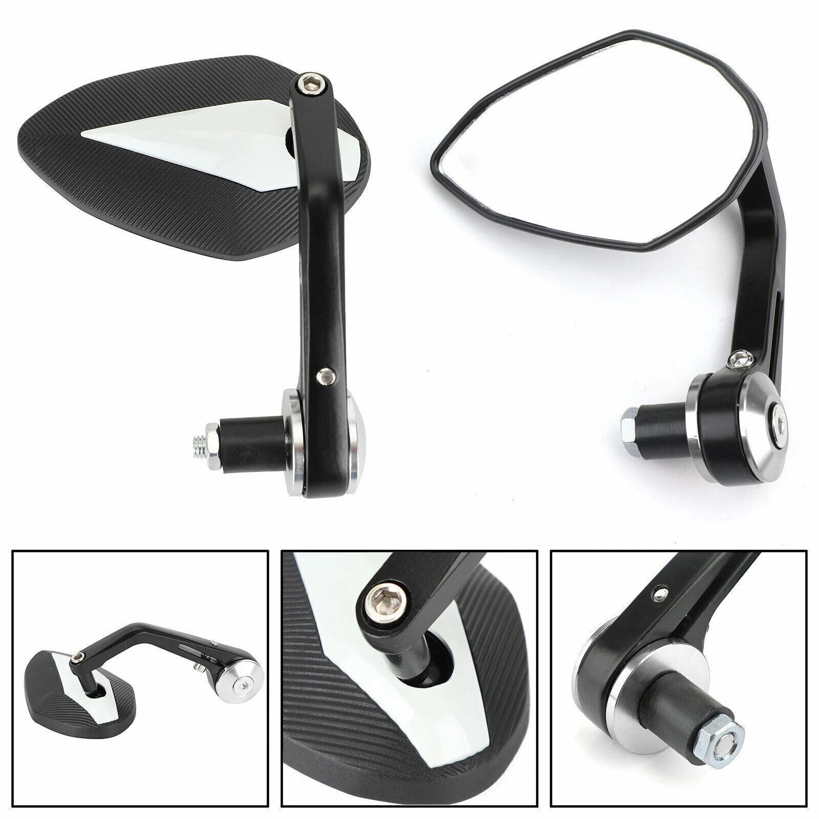 7/8" Handle Bar End Mirrors for Kawasaki Z1000 Z900 Z800 ER6N (2017–2023)