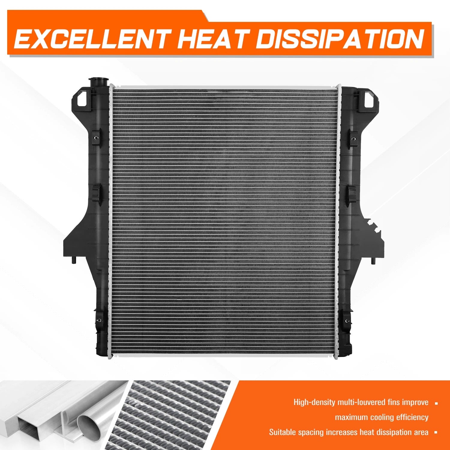 Aluminum Core Radiator for Dodge Ram 1500-3500 (2003–2006) DPI-2583
