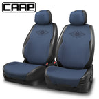 Set of 2 Front Row Seat Covers for Car Truck (CAAP Protex Plus, Blue)