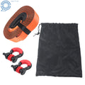 Recovery Tow Strap Kit with Anti-Theft D-Ring Shackle (2 Pieces)