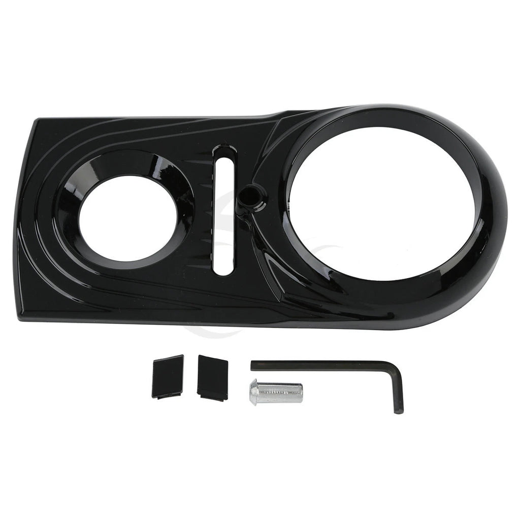 Dash Panel Insert Cover for Harley Softail (2000–2017), Dyna Wide Glide (1993–2003)