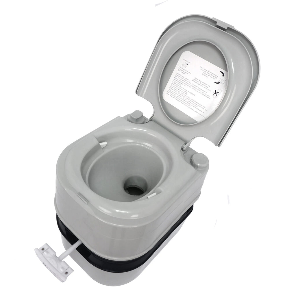 24L Portable Toilet for Travel Camping Outdoor Indoor Use (6 Gallon)