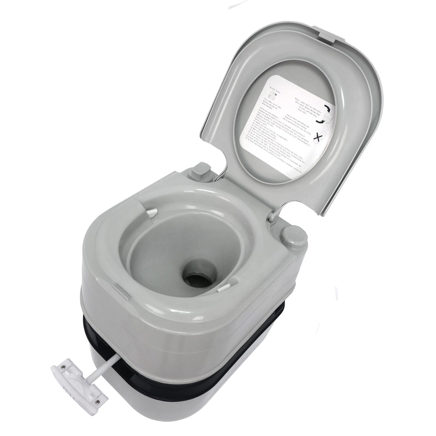 24L Portable Toilet for Travel Camping Outdoor Indoor Use (6 Gallon)