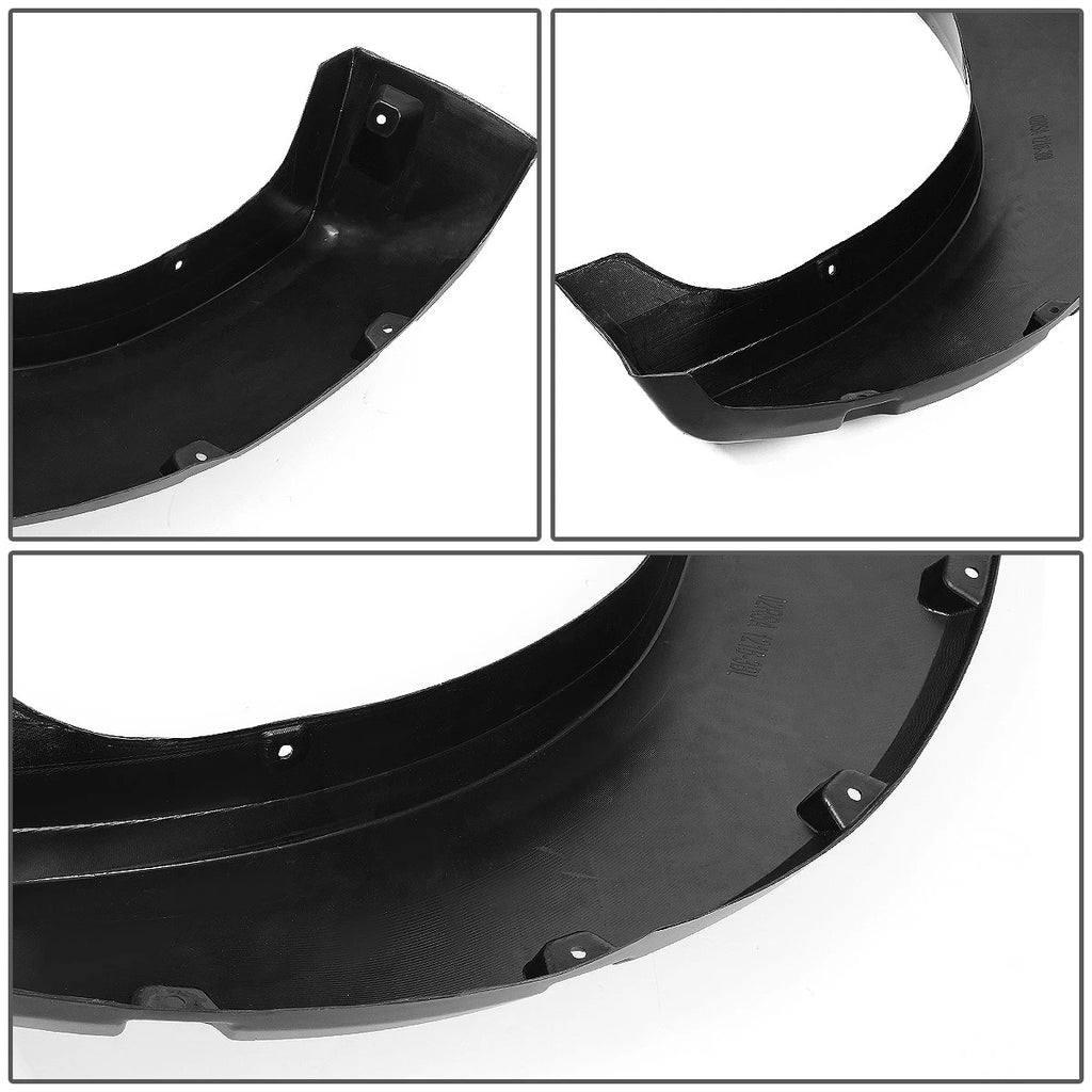 Set of 4 Pocket-Riveted Wheel Fender Flares for Ford F250 F350 (2011–2016)