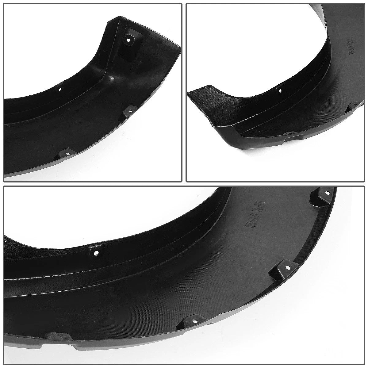 Set of 4 Pocket-Riveted Wheel Fender Flares for Ford F250 F350 (2011–2016)