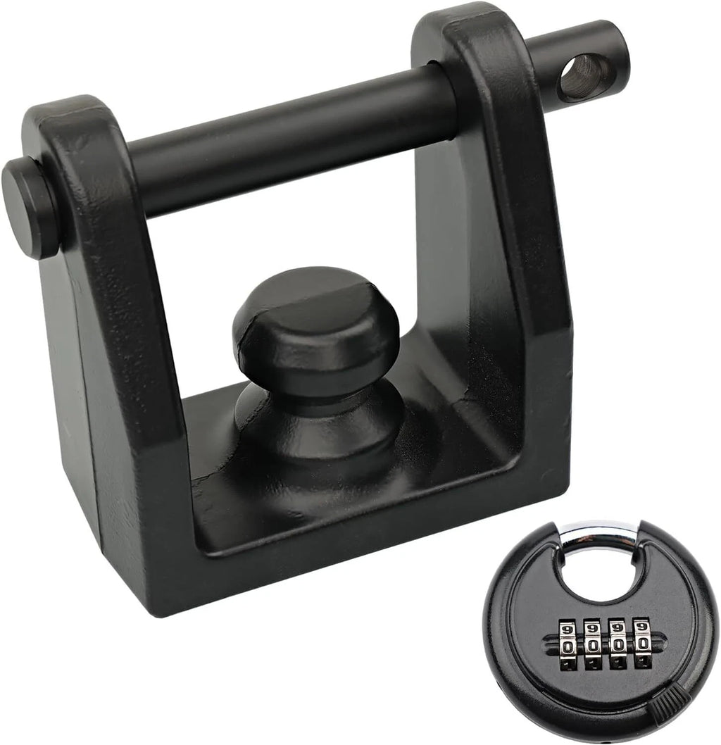 Heavy-Duty Trailer Coupler Lock for Bulldog Style Receiver