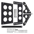 Metal Steel Bolt-in Battery Mounting Box Tray Bracket Hold Down Universal