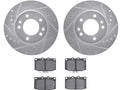 Front Brake Pad and Rotor Kit for Mazda RX7 (1986–1991) KD817YK