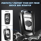 Key Fob Shell Case Cover with Keychain for BMW 2 3 4 5 X3 X4 (2014-2020)