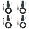 Set of 4 NGK G-Power Platinum Spark Plugs & Denso Coil Boots for Camry Highlander