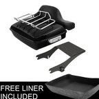 Chopped Trunk Backrest Mount Rack for Harley Touring Road King (1997–2008)