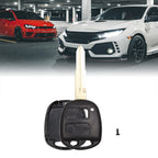 2X Key Fob Shell Case for Toyota Yaris Corolla RAV4 Prado (2000–2023) Black