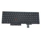 Black No Backlit Keyboard for Lenovo Thinkpad P51S P52S T570 T580 (2016–2019) 01HX219