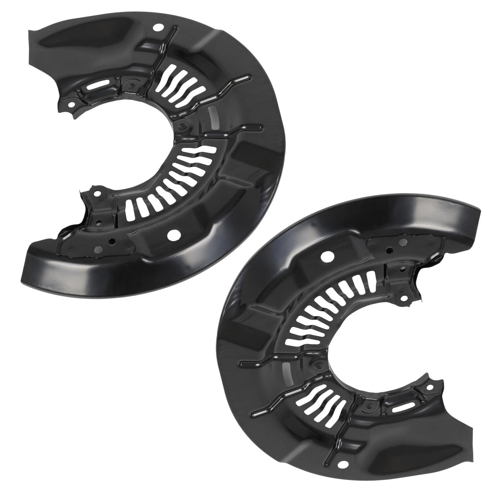 Set of 2 Front Brake Dust Shields for Toyota Sienna, Venza