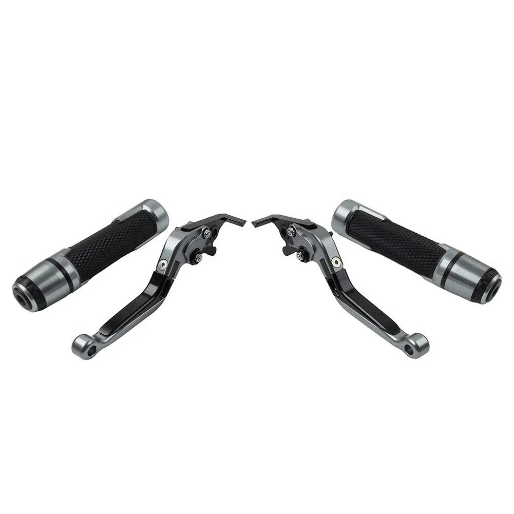 Extendable Brake Clutch Levers & Handlebar Grips for Suzuki GSXR750