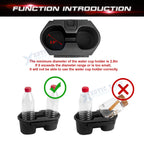 Dual Water Cup Holder Front Center Console Insert for Honda Civic (2016-2021)