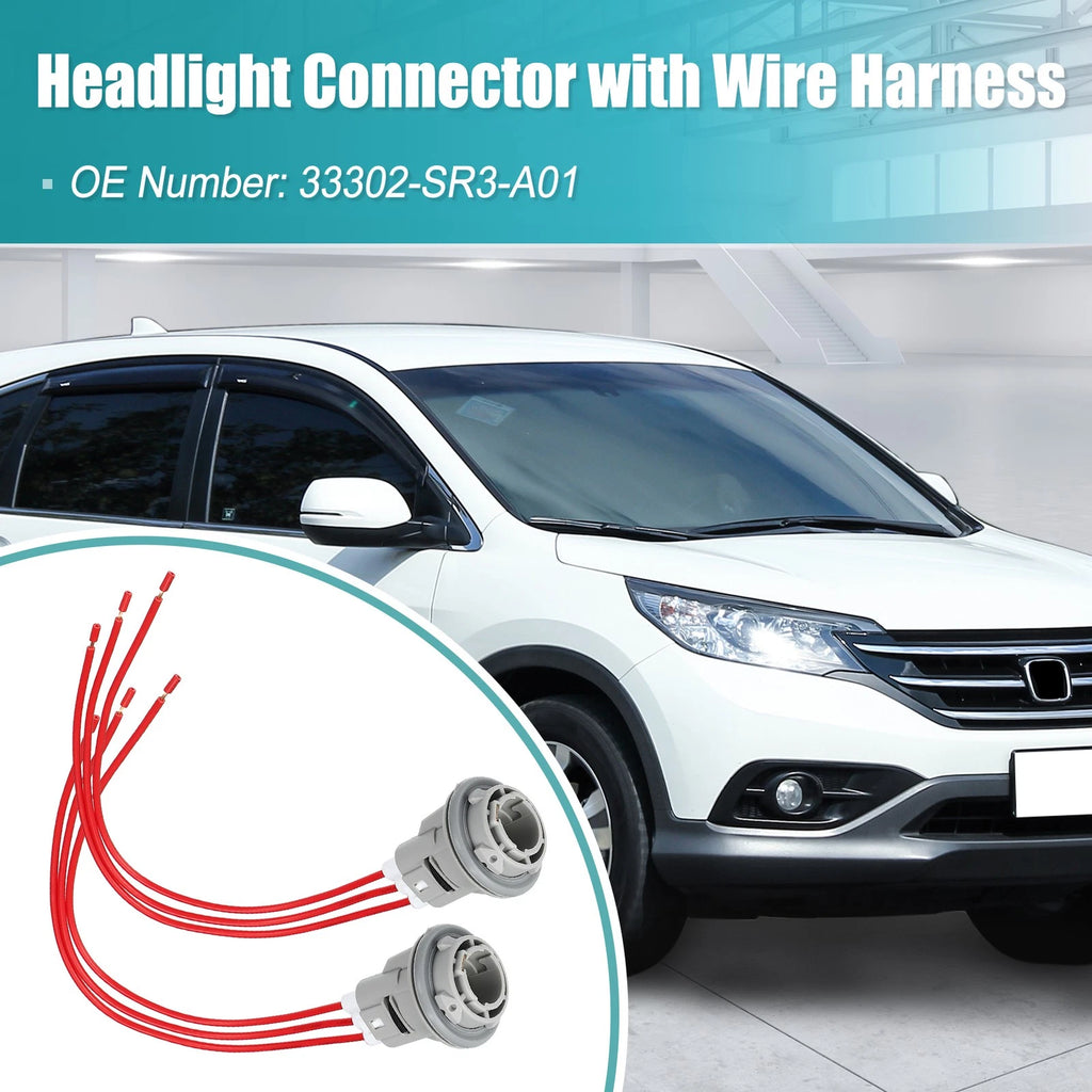 Set of 1 Turn Signal Light Socket Connector Harness for Honda  33302-SR3-A01