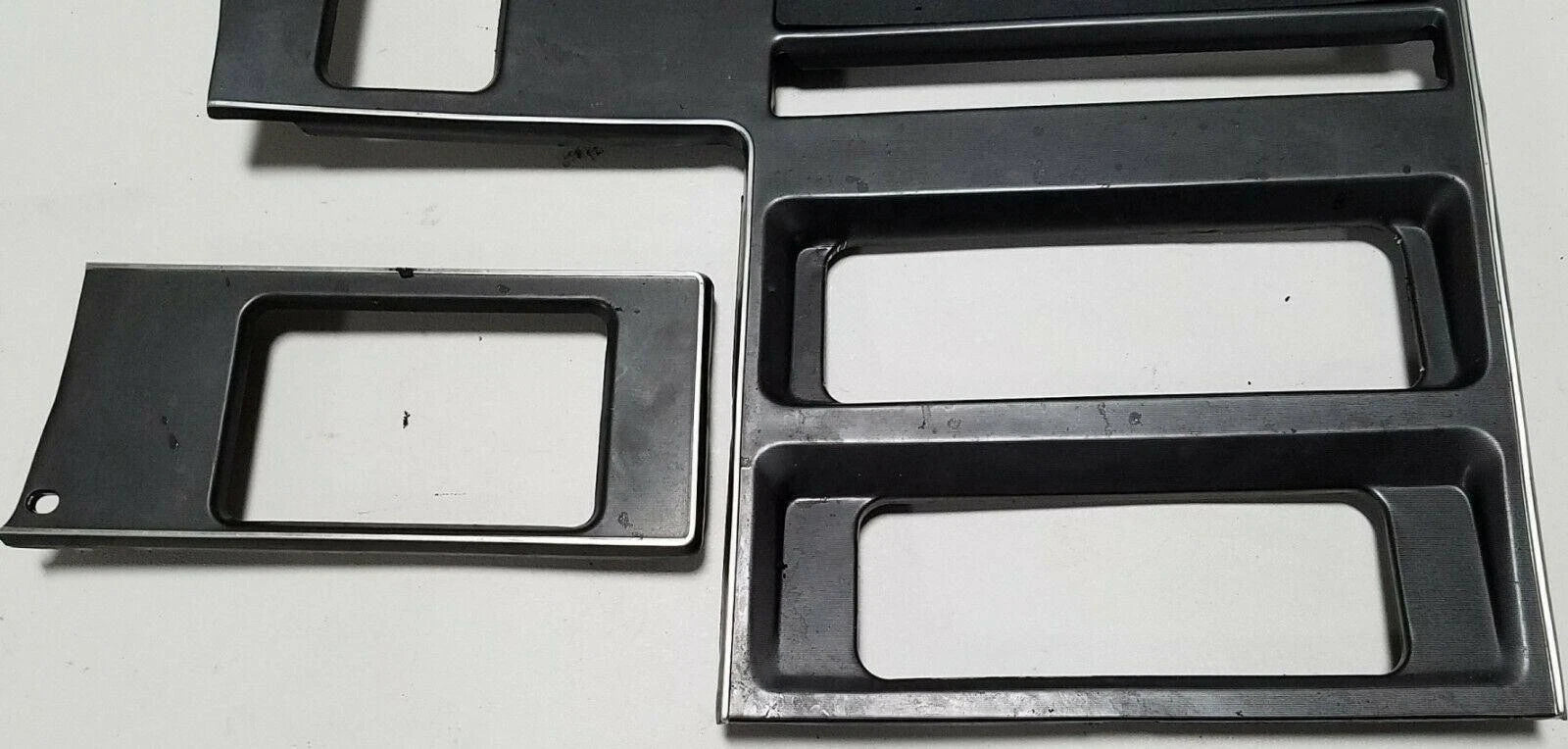 Set of 2 Center Dash Bezel Panels for Lincoln Mark VII (1987–1989)