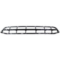 Replacement Black Textured ABS Plastic Front Center Bumper Cover Grille