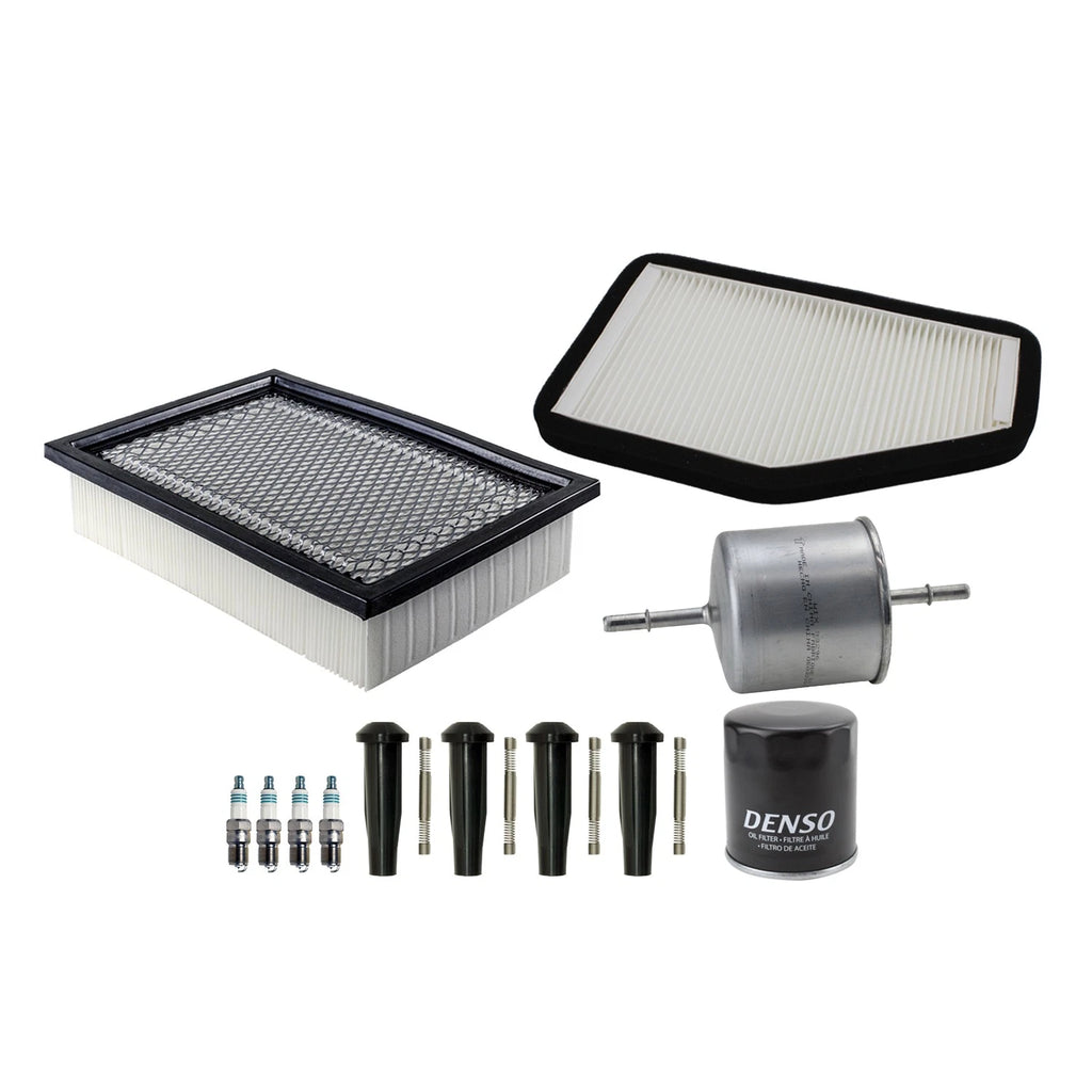 Tune Up Kit 4 Spark Plugs & Boots for Ford Escape Mariner Tribute (2001–2012)