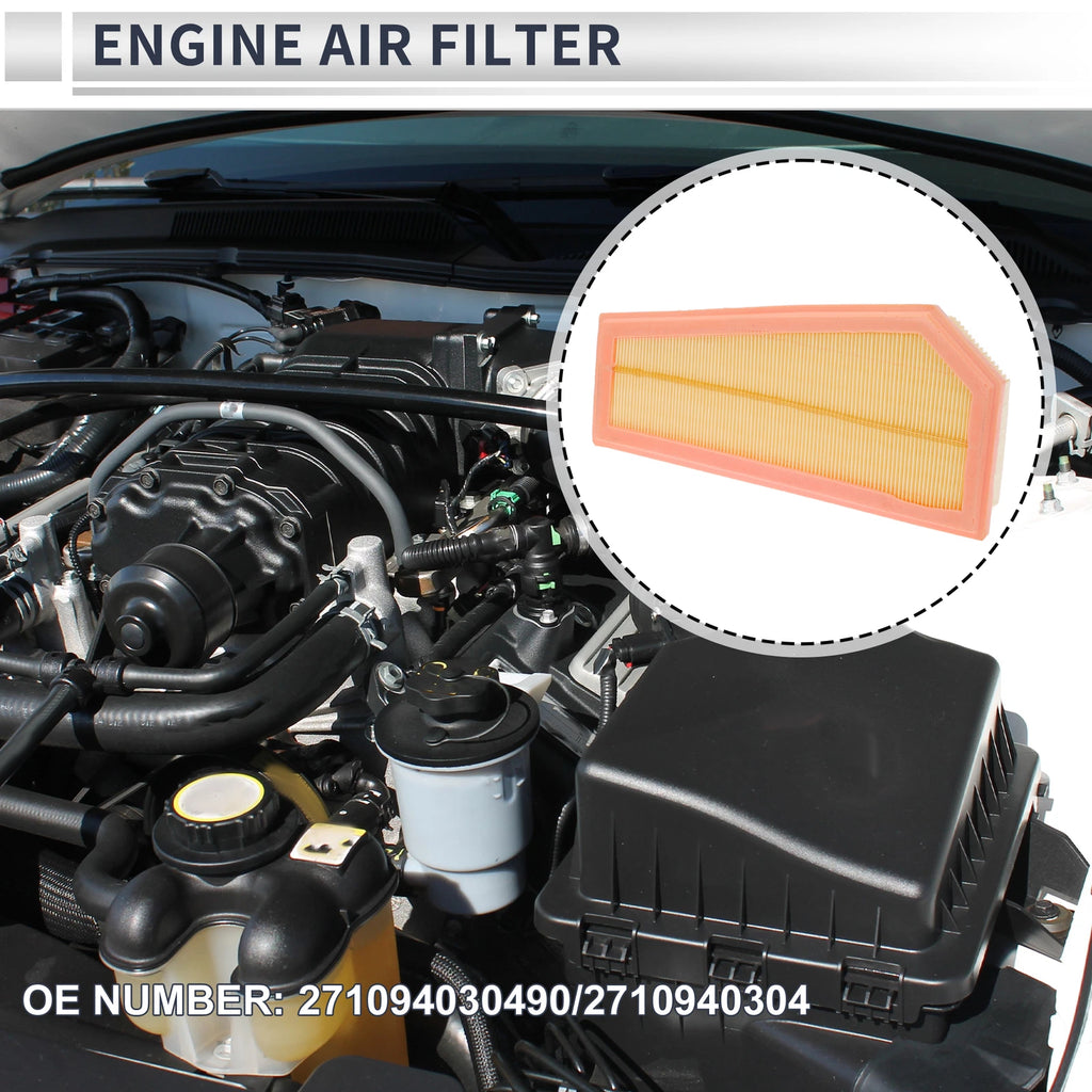 Engine Air Filter No. 271094030490 for Mercedes-Benz SLK250 (2012–2015)