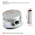 Piston Kit 70.50mm for Yamaha XT 225 (1987–2007) 1KH-11631-01-A0