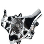 High Volume Long Water Pump for Chevy Small Block 283 305 350 400 (1960–1995) Chrome