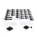 Black Aluminum Fairing Bolt Kit for Suzuki Hayabusa GSXR 1300 (1999–2007)