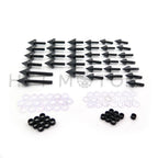 Black Aluminum Fairing Bolt Kit for Suzuki Hayabusa GSXR 1300 (1999–2007)