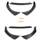 Matte Black Front Bumper Lip for Kia Optima (2016–2018) STP-Style