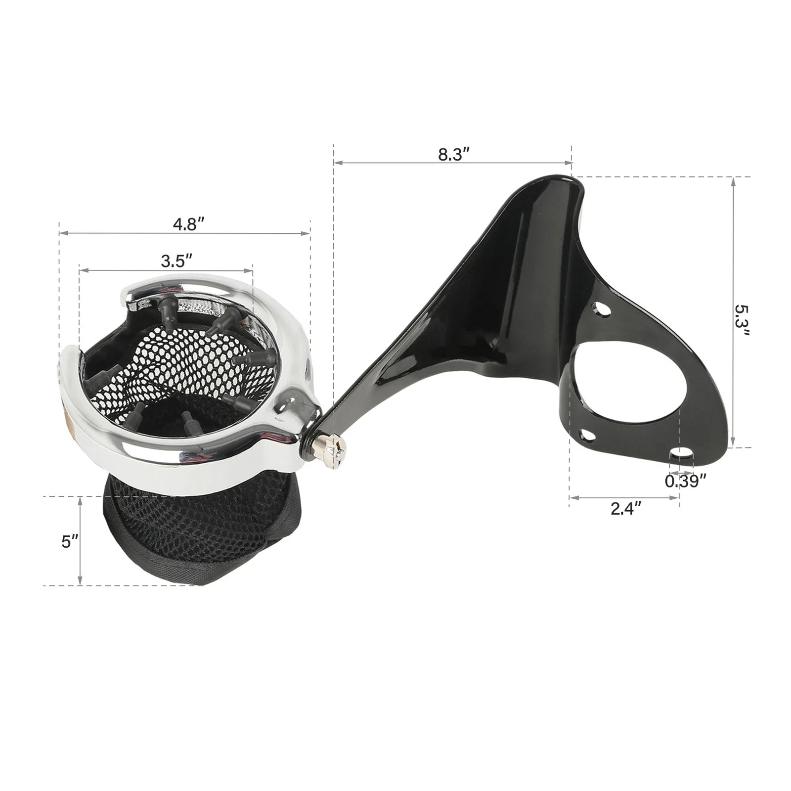 Rear Drink Cup Holder for Harley Touring Electra Street Glide (2014–2022)